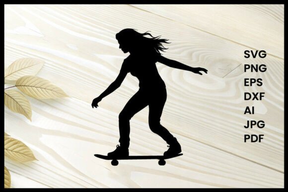 A Woman Riding Skateboard Silhouette Review for Real Projects