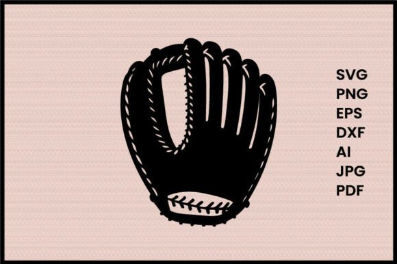 Baseball Glove Silhouette