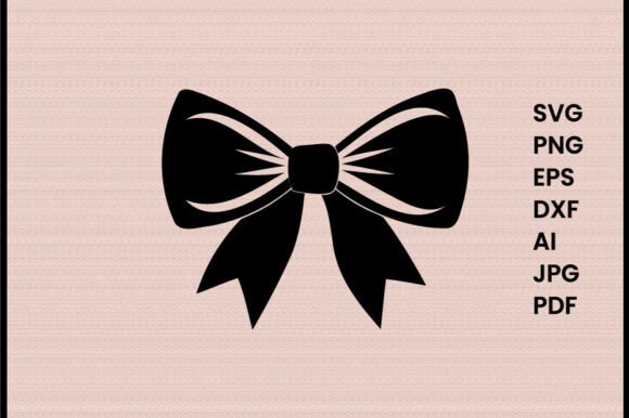 Bow Illustration Silhouette