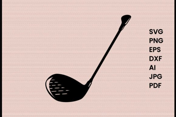 Golf Club Illustration Silhouette