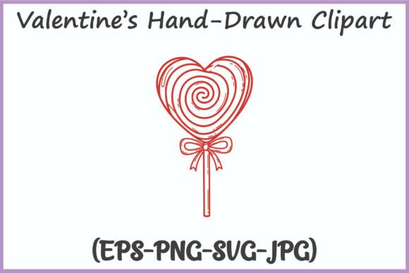 Valentines Whimsical Clipart SVG PNG