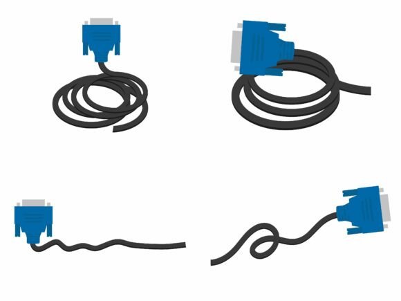 VGA Cable Connector Illustration